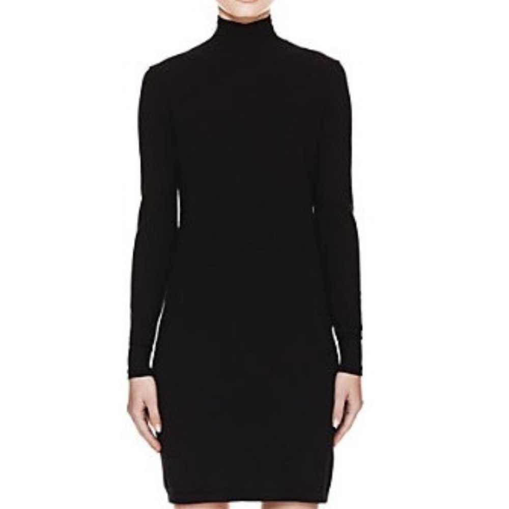 Theory Mock Neck Sweater Dress
